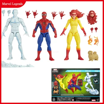 3ks Marvel Legendy Spider Man Iceman Firestar Spider-Man A Jeho Úžasných Priateľov, 6