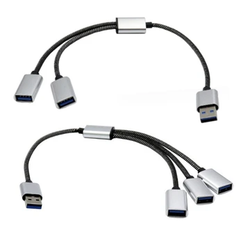 Multi USB OTG 3/2 Port HUB Kábel usb Rozbočovač USB 2.0 Adaptér Konvertor
