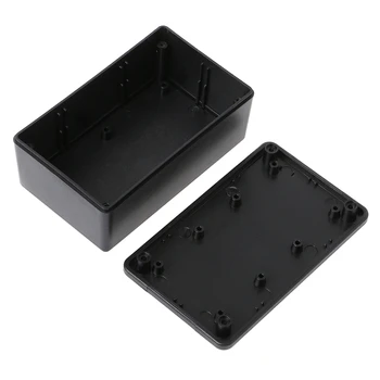 Nepremokavé ABS Plast Elektronické Krytu Projektu Box pre Prípad Čiernej 105x64x40