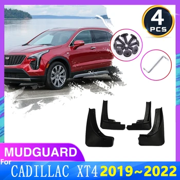 Pre Cadillac XT4 2019 2020 2021 2022 4PCS Mud Guards Klapka Blatníky Predné A Zadné Auto Blato Klapky Blatník MudFlaps Auto Príslušenstvo