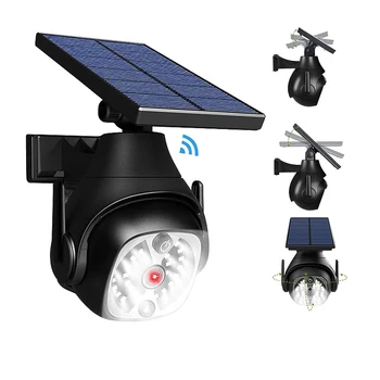 1PC Solárne Batérie Powered, Nepremokavé Falošný Bezpečnostné Figuríny Kamery, Pohyb-Aktivované pred Povodňami Svetlá, Realistický Vzhľad