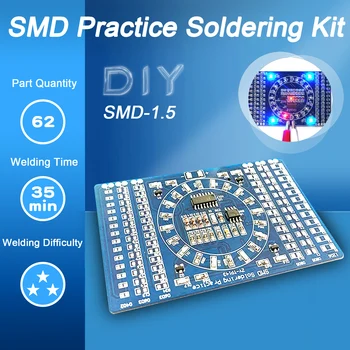 Spájkovanie Postupov SMD Dosky s obvodmi LED Elektronika SMT Komponenty DIY PCB Súpravy Projektu Nástroje na Spájkovanie Základné Zostavy