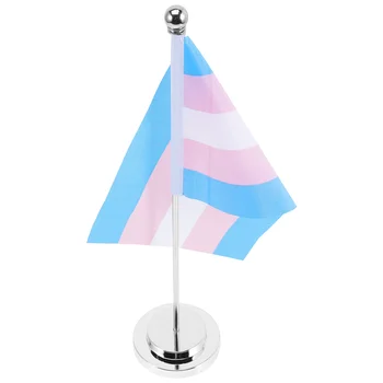 Kancelársky Stôl Vlajka Stôl Vňaťou Pride Mini Rainbow Decore Lgbtq Nastaviť Malé Vlajky Miniatúrne Trans