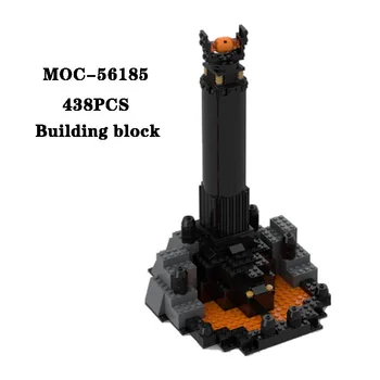 Stavebným MOC-56185 dvojité veža spojov stavebným model 438PCS dospelých a deti puzzle vzdelávania hračka darček k narodeninám