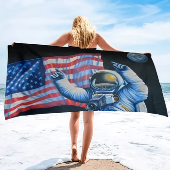 Astronaut Pláž Uterák Bazén Cestovanie,Ľahký Mikrovlákna Rýchlo Suché Rýchlo Vstrebateľnej 
