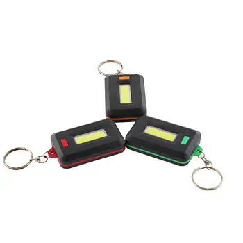Prenosný Mini COB LED Keychain Baterka prívesok na Keyring Svetlo Lampy S Karabína Pre Camping, Turistiku, Rybolov