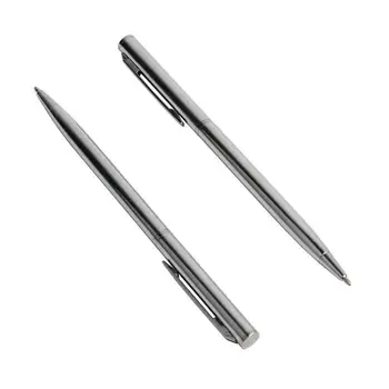 Rotujúce krátke guľôčkové pero 10 cm kovové guličkové pero, vrecko mini pero 7 cm kryštál diamantu pre atómovú pen core