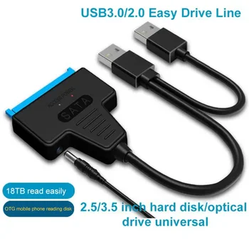 Easy Drive Line Usb 3.0 Na Sata S DC Napájania Port Mechanické ssd Pevný Disk Adaptér Line USB2.0 Easy Drive Line