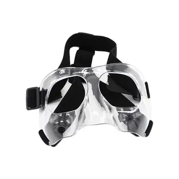 Športové Nos Prilbu Basketbal Maska Nos Stráže Štít na Tvár Ochranné Masky S Nastaviteľný Elastický Pás Proti kolízii Zariadenia
