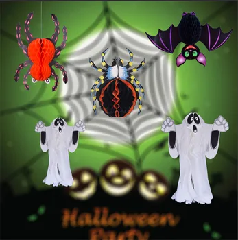 Halloween Spooktacular Dekorácie, Rekvizity pre Bar a KTV - Pripravte sa na Strašiť s Legrační Duchovia