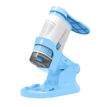 Miniscope Deti Vreckový Mikroskop Zoom LED Svetlo Vreckový Mikroskop Držiaka Telefónu, Pre Deti, Študentov Dospelých Mikrobiologické