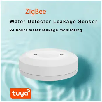 ZigBee Prepojenie Vody Povodňovej Únik Únik Ponorné Čidlo Detektor Pretečeniu Nepremokavé Smart Home Security Protection
