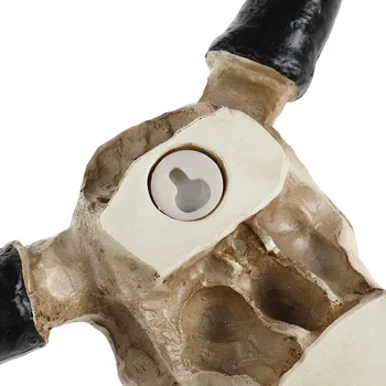 Long Horn Krava Lebky Stene Visí Longhorn Riadiť 3D Tvorivé Zvierat Socha Domov Živice Bull Horn Figúrky Remesiel Ozdoby