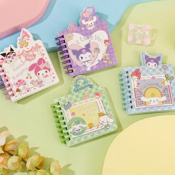 4pcs Sanrio Notebooky Melódie Kuromi Cinnamoroll Prenosné Denná Týždenný Program Plánovač poznámkový blok Školy Dodanie Papiernictvo Veľkoobchod