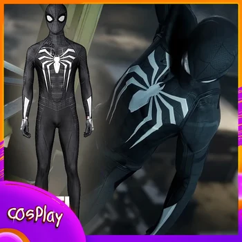 Anime Spider Man 2099 Myers Jed Cosplay Kostým Superhrdina Jumpsuit Halloween Comic-Con Rekvizity Kombinézu Deti, Dospelých X-Mas Dary