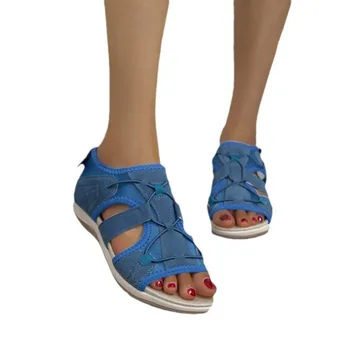 Topánky pre Ženy Móda Ženy, Športové Sandále Vonkajšie Pláž Byty Pohodlné Kolo Prst Priedušná Plus Veľkosť Svetlo Ležérne Topánky
