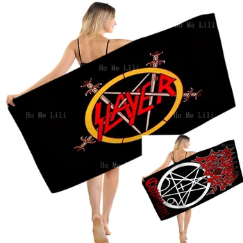 Satanic Čiar Hudobný Album Black Silové Pole Rocková Kapela Super Vrah Rýchloschnúci Uterák Vhodné Pre Fitness