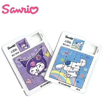 sanrio Moje melódie Kuromi Cinnamoroll Hello kitty tvorivé cartoon nádherné Huarongdao anime charakter jednoduché osobnosti puzzle