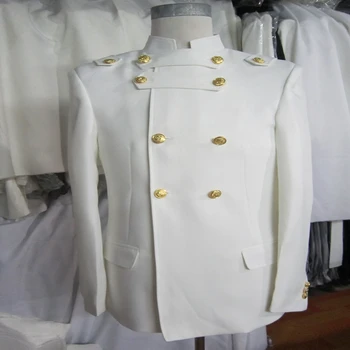 Biela Manželská Breasted Sako Sady Slim Fit Svadobný Oblek Pre Mužov Party Šaty Business Štýle Kostýmy 2 Kusy Formálne Oblečenie