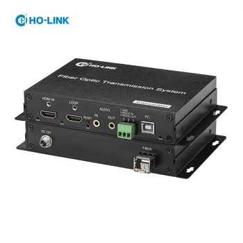 Vysoko Kvalitný HDMI Vysielač, Prijímač Optický Prevodník, HDMI Optických KVM Extender Cez Vlákno 10KM s USB