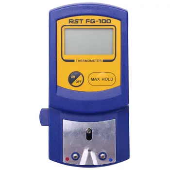 FG-100 Digitálne Spájkovačka Tipy Teplomer Teplota Tester pre spájkovačka tipy + 5 ks viesť voľný Senzory 0-700 C