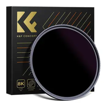 K&F Koncept Nano-Rad X 49 mm-95 mm ND100000 Slnečného Filtra 16.6-Stop Pevné 28-Vrstva Neutrálny Filter Hustoty pre Objektívy DSLR Fotoaparát