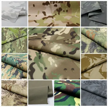Taktické oblečenie materiál kamufláž pracovné nohavice materiál polyester-bavlna koberčeky textílie