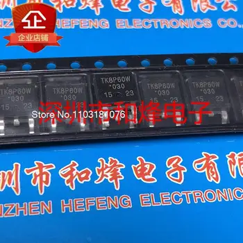 (20PCS/LOT) TK8P60W NA-252 600V 8A Nový, Originálny Zásob Energie čip