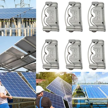 20-35m Solárny Panel Vody Sprievodca Odvodnenie Klipy PV Fotovoltaický Panel Rám Vody Zvedené Klip Slnečná energia Dodáva Úplne Nový