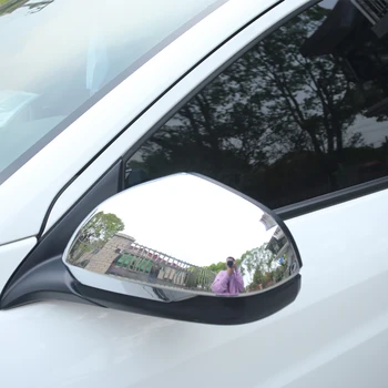 2ks/Set Auto ABS Chrome Spätné Zrkadlo ochranný Kryt Zrkadla Týka Nálepky na Honda HRV HR-V Vezel 2014-17