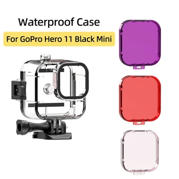 Pre GoPro Hero 11 Čierne Mini Športové Fotoaparát Vodotesný Prípade Ponoriť Bývanie, Ochranný Kryt Šošovky Príslušenstvo