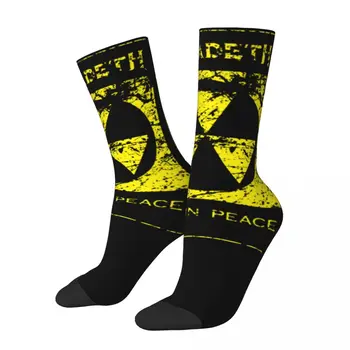 Megadeth Hrdze V Pokoji Merch Posádky Ponožky Priedušná Metalová Kapela Grafické Dlhá Ponožka Super Soft pre Mužov je Najlepší Darček