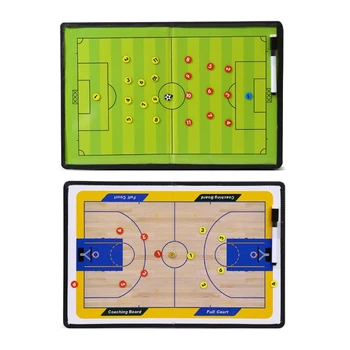 2024 Nový Skladací Futbal Taktiky Rada Futbal Koučovanie Board Portable Magnetické Futbal Tréneri Tabuli Ľahko sa Čistí