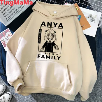 Špionážne x Rodiny Anya hoodies ženy vytlačený obrázok 2022 grunge ženy hoddies mikiny grunge