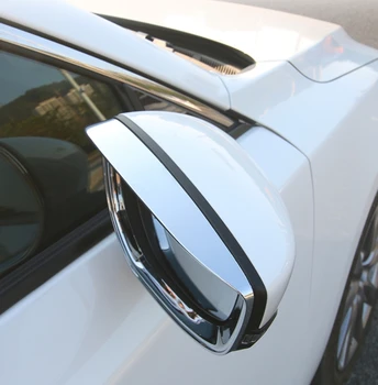 Pre Mazda 3 Axela 2019 2020 ABS Auto Spätné Zrkadlo Dažďový Tieni Rainproof Čepele Kryt Výbava Príslušenstvo