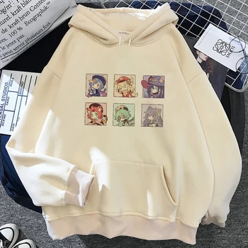 Genshin Vplyv hoodies ženy harajuku vintage hoddies ženy Pulóver harajuku