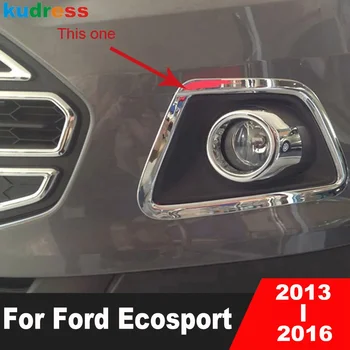 Pre Ford Ecosport 2013 2014 2015 2016 Chrome Auto Predné Hmlové Svetlo Lampy Kryt Výbava Hlavu Foglight Rámu Trim Vonkajšie Príslušenstvo