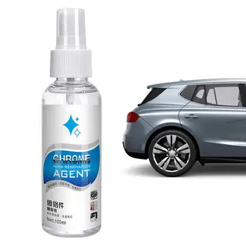 Chrome Cleaner Spray 100ml Derusting striekajúcej Vode-Odolný Rust Remover Pre Auto Hrdze Preventívny Náter Auto Exteriéru Starostlivosť