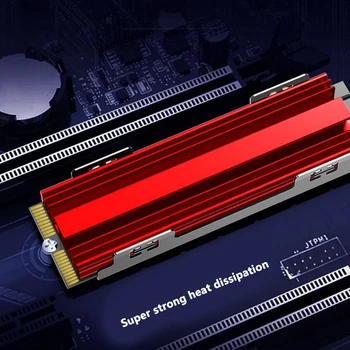 M. 2 SSD Chladnejšie NVME Chladič Hliníkovej Zliatiny PC Efektívne Radiátor S Termálnou Pad Pre ITX Podvozku Pre PS5 Pad
