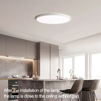 Kruhový Ultra-tenký LED Spálni Balkón Lampa Chodbe Lampa Štúdia Ochrana Očí Jednoduché Kúpeľňa Tri Prevencie Stropné Lampy