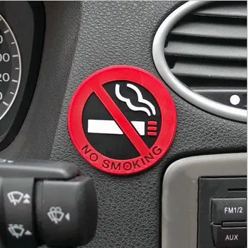 1pcs Upozornenie zákaz Fajčenia Logo Auto Samolepky na Mercedes Benz GL450 ML63 M-Class ML500 ML350 Ener-G-Force