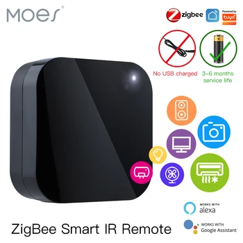 Smart Tuya Zigbee Inteligentný Ir Diaľkové Ovládanie Univerzálny Infračervený Diaľkový Ovládač Pre Smart Home Pracuje S Alexa Domovská Stránka Google