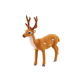 Plyšový Sob Stojí Vianoce V Jeleň Vianoce Elk Bábiky Dovolenku Sobov Údaje Plyšáka Jeleň Model Dropship