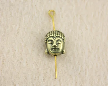 35pcs/veľa 11*9*7mm antické bronzové Buddha Hlavu kúzlo Prívesky DIY šperky pre náramok, náhrdelník náušnice