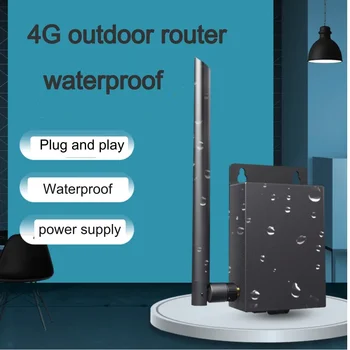 4G nepremokavé Vonkajšie Wifi Router 300Mbps Výkonný Bezdrôtový CAT4 LTE Smerovače Long Range Extender 2,4 Ghz Wifi Pokrytie pre Kameru