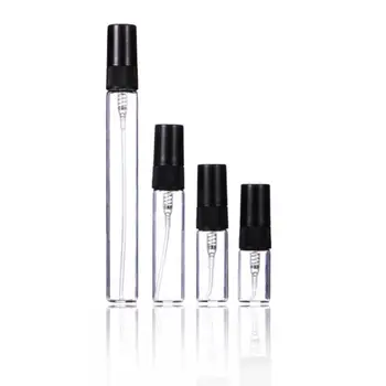 Nové 2ml 3ml 5mL 10 ml Mini Prenosné Transparentný Sprej Fľaša Samostatné Cestovné Parfum Vzorku Ampulky LX3481