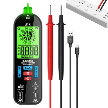 Digitálny Multimeter Tester Napätia Meter Pero Červené A Zelené Podsvietenie, Elektrický Merač, Tester Multimeter Tester Elektrických