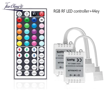 RF, RGB LED controller LED Svetlá DC12-24V 44key RF Diaľkový ovládač ovládanie Pre 5050 2835 RGB LED pásy