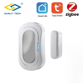 Tuya Dvere, Okno Magnet Kontakt Senzor Detektory Nabíjateľná Bezdrôtové Príslušenstvo pre Tuya Smart Home Security Alarm Systém