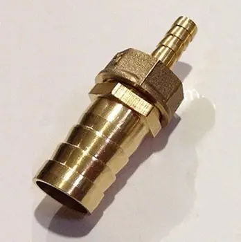 Hadica Barb I/D 6 mm x Hadice Barb I/D 10 mm Mosadz spojka Splicer Konektor armatúra pre Vykurovací Plyn Voda